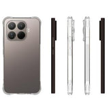 Xiaomi 17T Pro Stødsikkert Silikone Cover - Gennemsigtig