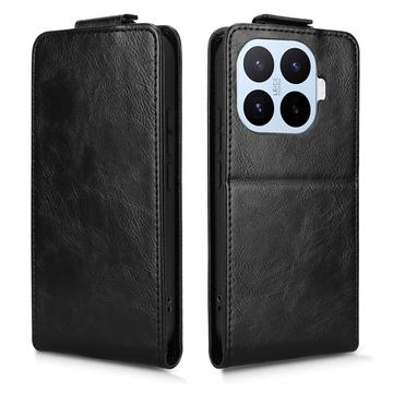 Xiaomi 17T Pro lodret flip-etui med stativ - sort