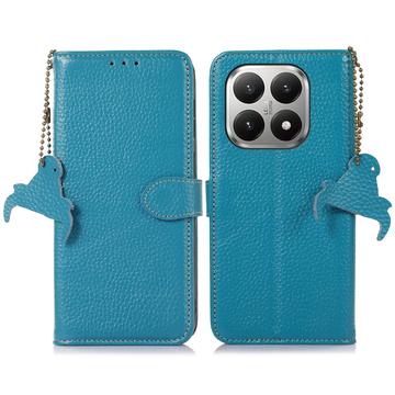 Xiaomi 17T Pro Pung læder cover med RFID - blå