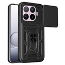 Xiaomi 17T Roterende Ring Hybrid Cover med Kameraskjold - Sort
