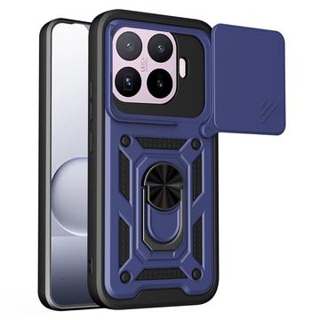 Xiaomi 17T Roterende Ring Hybrid Cover med Kameraskjold - Blå