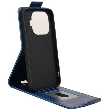 Xiaomi 17T lodret flip-etui med stativ - mørkeblå