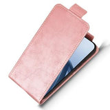 Xiaomi 17T lodret flip-etui med stativ - rosaguld