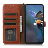 Xiaomi 17T Pung læder cover med RFID - Brun