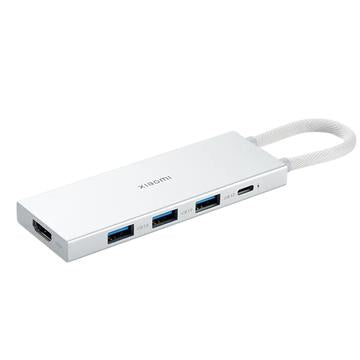 Xiaomi 5-i-1 Type-C-hub - hvid