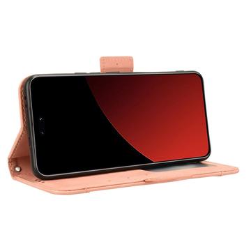 Xiaomi Civi 4 Pro/14 Civi Pung Cover med Kortholder - Pink