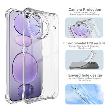 Xiaomi Civi 5 Pro Imak Faldsikkert TPU Cover - Gennemsigtig