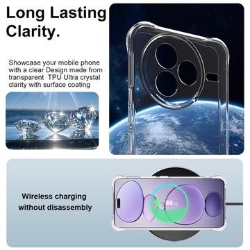 Xiaomi Civi 5 Pro Imak Faldsikkert TPU Cover - Gennemsigtig