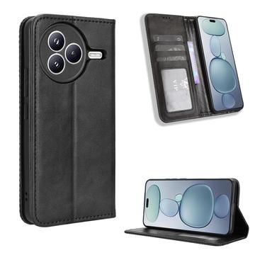 Xiaomi Civi 5 Pro Retro Pung Taske med Magnetisk Lukning - Sort
