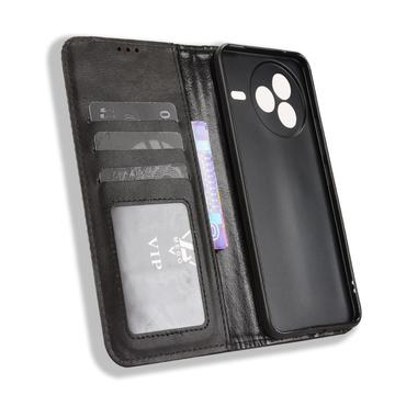 Xiaomi Civi 5 Pro Retro Pung Taske med Magnetisk Lukning - Sort