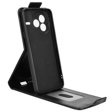 Xiaomi Civi 5 Pro lodret flip-etui med stativ - sort