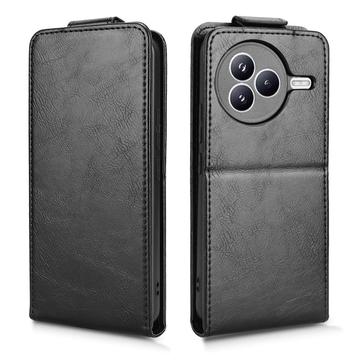 Xiaomi Civi 5 Pro lodret flip-etui med stativ - sort