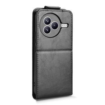 Xiaomi Civi 5 Pro lodret flip-etui med stativ - sort