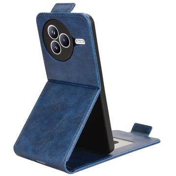 Xiaomi Civi 5 Pro lodret flip-etui med stativ - mørkeblå