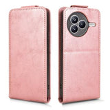 Xiaomi Civi 5 Pro lodret flip-etui med stativ - rosaguld