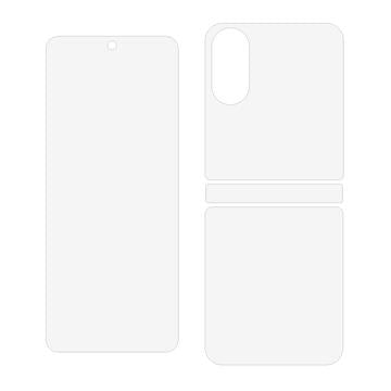 Xiaomi Mix Flip 2 Full Cover Beskyttelsesfilm Sæt - Klar