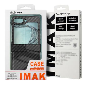 Xiaomi Mix Flip 2 Imak Ruiyi Hybrid Cover - Karbonfiber - Sort