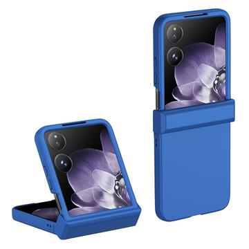 Xiaomi Mix Flip 2 Gummibelagt Plastik Cover - Blå