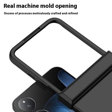 Xiaomi Mix Flip 2 Gummibelagt Plastik Cover - Blå