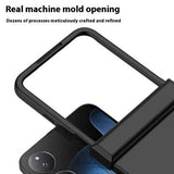 Xiaomi Mix Flip 2 Gummibelagt Plastik Cover - Blå