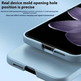 Xiaomi Mix Flip 2 Gummibelagt Plastik Cover - Blå