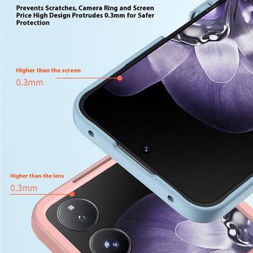 Xiaomi Mix Flip 2 Gummibelagt Plastik Cover - Grøn