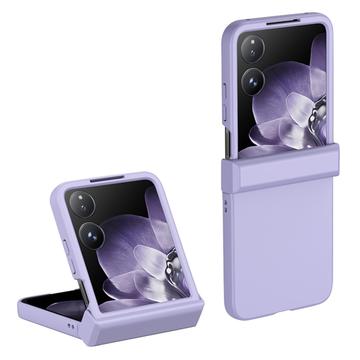 Xiaomi Mix Flip 2 Gummibelagt Plastik Cover - Lilla