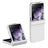Xiaomi Mix Flip 2 Gummibelagt Plastik Cover - Hvid
