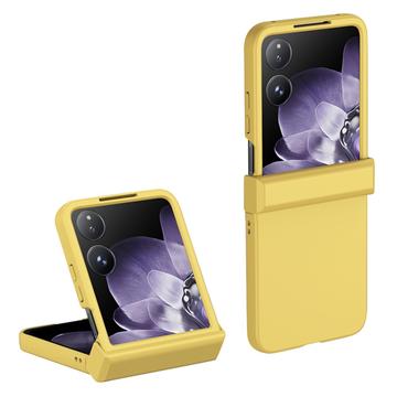 Xiaomi Mix Flip 2 Gummibelagt Plastik Cover - Gul