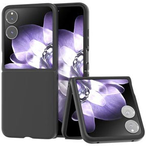 Xiaomi Mix Flip Gummibelagt Plastik Cover - Sort