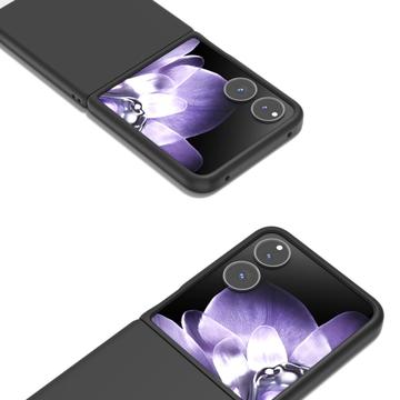 Xiaomi Mix Flip Gummibelagt Plastik Cover - Sort