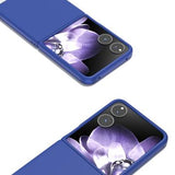 Xiaomi Mix Flip Gummibelagt Plastik Cover - Blå