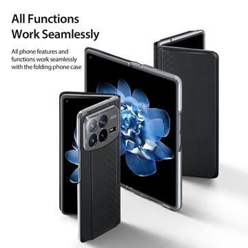 Xiaomi Mix Fold 4 Dux Ducis Bril Flip Cover - Sort