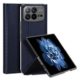Xiaomi Mix Fold 4 Dux Ducis Bril Flip Cover - Blå