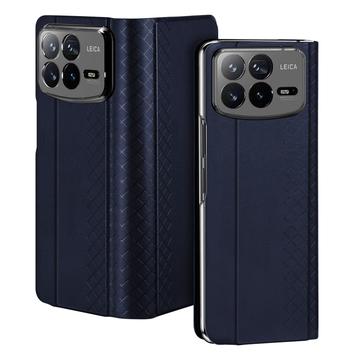Xiaomi Mix Fold 4 Dux Ducis Bril Flip Cover - Blå