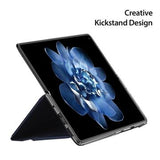 Xiaomi Mix Fold 4 Dux Ducis Bril Flip Cover - Blå