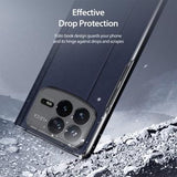 Xiaomi Mix Fold 4 Dux Ducis Bril Flip Cover - Blå