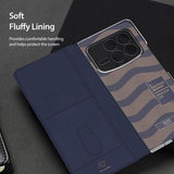 Xiaomi Mix Fold 4 Dux Ducis Bril Flip Cover - Blå