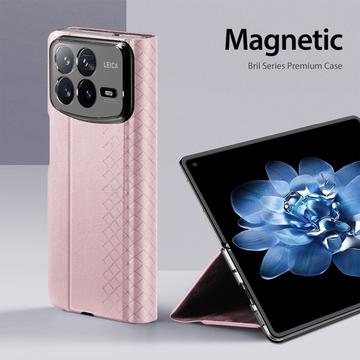 Xiaomi Mix Fold 4 Dux Ducis Bril Flip Cover - Pink