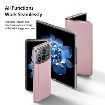 Xiaomi Mix Fold 4 Dux Ducis Bril Flip Cover - Pink