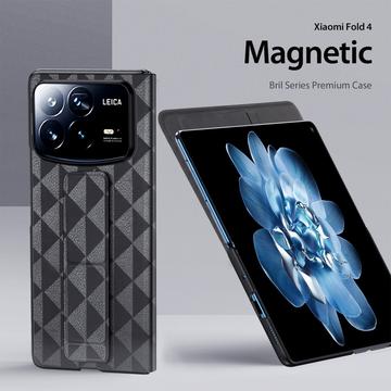 Xiaomi Mix Fold 4 Dux Ducis Fitt Magnetisk Flip Cover - Sort
