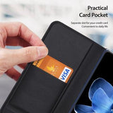 Xiaomi Mix Fold 4 Dux Ducis Fitt Magnetisk Flip Cover - Sort