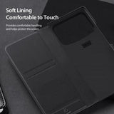 Xiaomi Mix Fold 4 Dux Ducis Fitt Magnetisk Flip Cover - Sort
