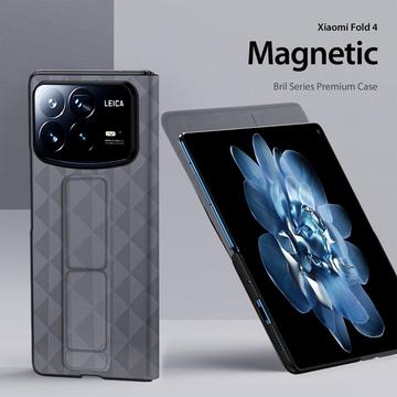 Xiaomi Mix Fold 4 Dux Ducis Fitt Magnetisk Flip Cover - Grå