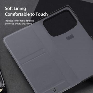 Xiaomi Mix Fold 4 Dux Ducis Fitt Magnetisk Flip Cover - Grå