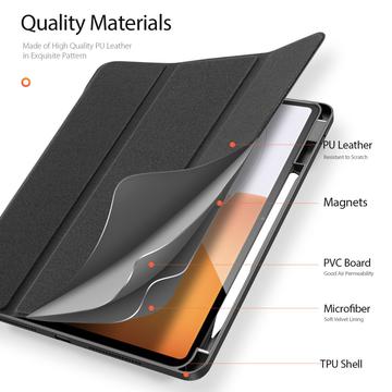 Xiaomi Pad 7S Pro 12.5 Dux Ducis Domo Tri-Fold Smart Folio Cover - Sort
