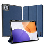 Xiaomi Pad 7S Pro 12.5 Dux Ducis Domo Tri-Fold Smart Folio Cover - Blå