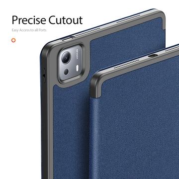 Xiaomi Pad 7S Pro 12.5 Dux Ducis Domo Tri-Fold Smart Folio Cover - Blå