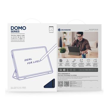 Xiaomi Pad 7S Pro 12.5 Dux Ducis Domo Tri-Fold Smart Folio Cover - Blå