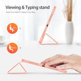 Xiaomi Pad 7S Pro 12.5 Dux Ducis Domo Tri-Fold Smart Folio Cover - Pink